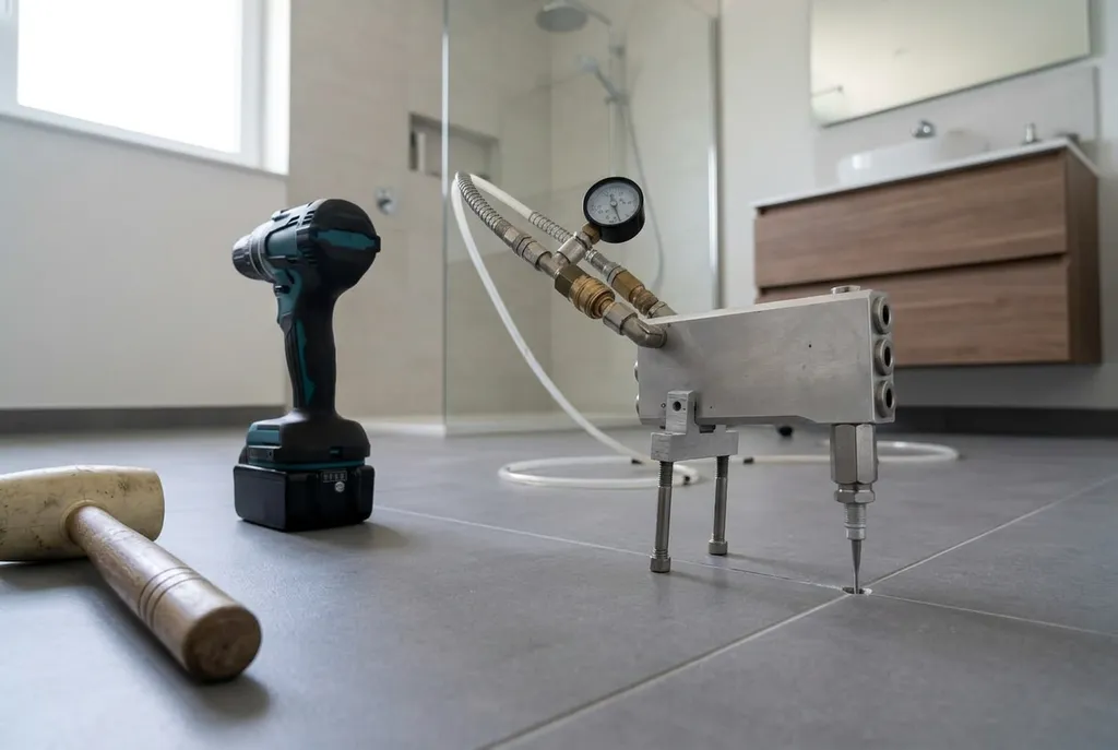 Kitbedrijf Hattem – holle tegels injecteren